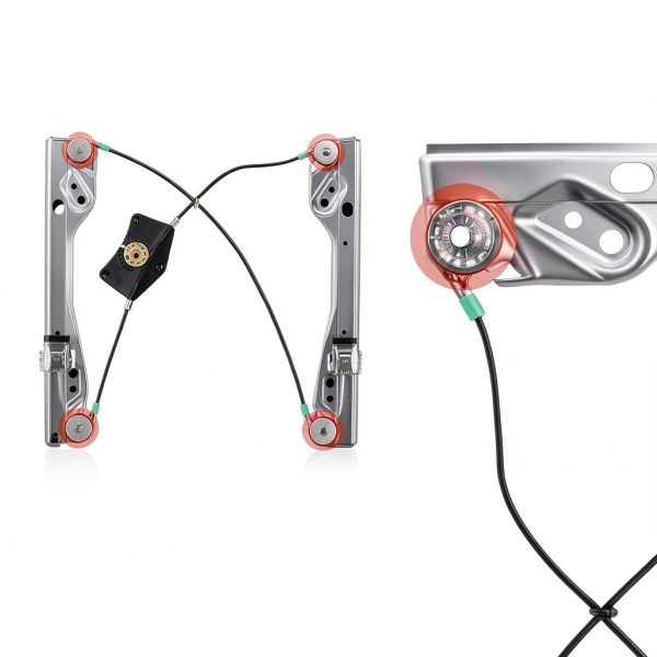 Power Window Regulator A-Premium Driver Ready-4