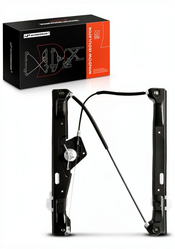 BMW Power Window Regulator A-Premium Plastic Metal-0