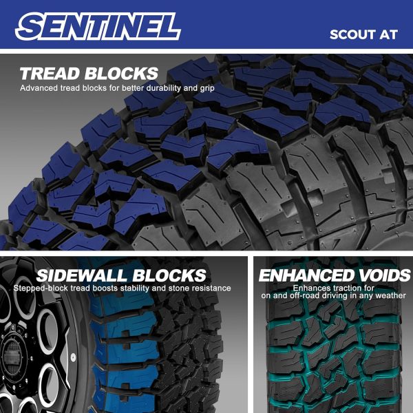 Sentinel LT225/75R16 All-Terrain Tires for Light Trucks-5