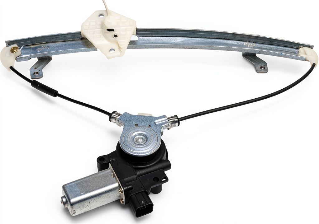 Dorman power window regulator installed in a vehicle door