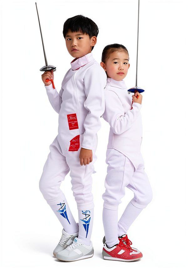 Etching Shop Fencing Jacket 350N Anti-Piercing Fabric-3