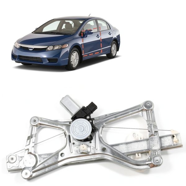 Honda Civic Power Window Regulator with Motor-0
