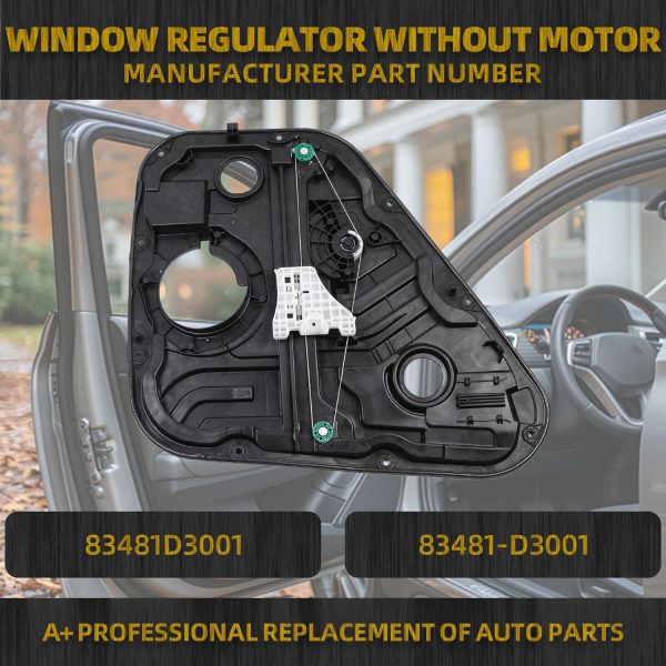Hyundai Tucson Rear Window Regulator Replacement-1