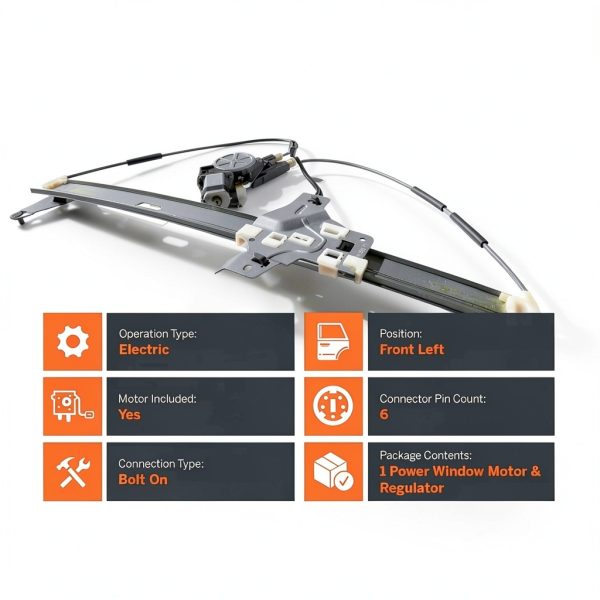 Power Window Regulator Dorman Metal Center-1