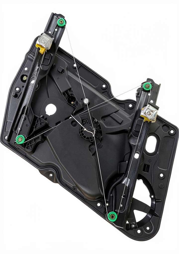 Installing power window regulator on Volkswagen Golf front passenger side