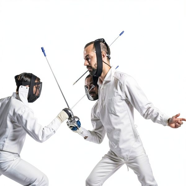 Etching Shop Fencing Jacket 350N Anti-Piercing Fabric-7