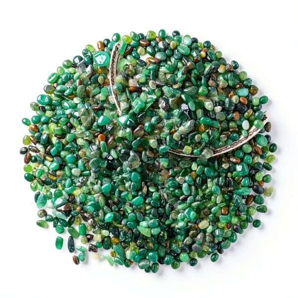 Halatool 4LB Green Aquarium Gravel Natural Pebbles for Fish Tanks &-0