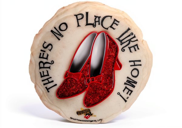Spoontiques Ruby Slippers Stepping Stone - Wizard of Oz Decorative Garden Stone for Yard, Patio, Garden or Walkway - Outdoor or Indoor Home Decor-0
