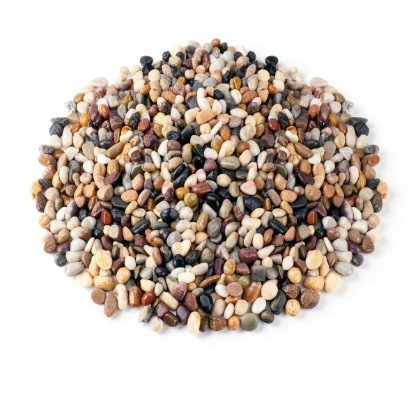 5 lbs Pebbles for Indoor Plants, Succulent, Bamboo, Vase, 3/8" Plant Rocks for Pots Indoor, Small River Rocks Decorative Pea Gravel, Highly Polished-1