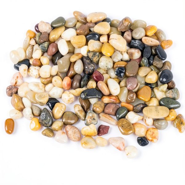 GASPRO 5lb Pebbles for Indoor Plants 3/8 Inch Polished Rocks-1