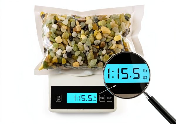 2 lbs Jade Rocks for Indoor Plants, 3/8 Inch Decorative Pebbles for-2