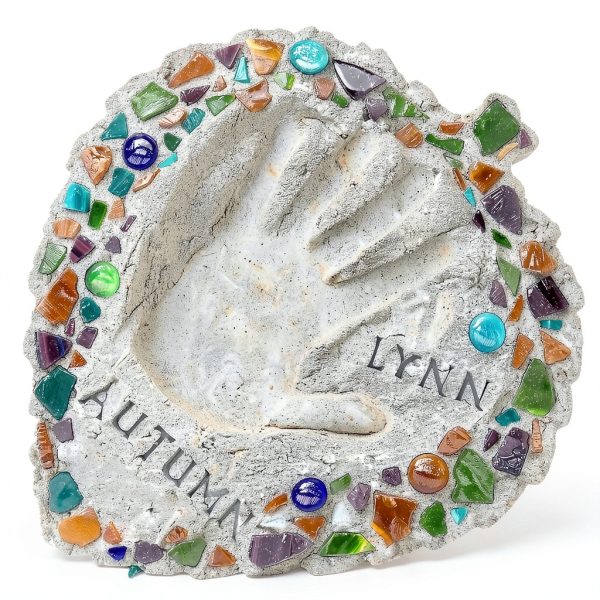 Mosaic Stepping Stone Kit Leaf by Midwest Products 12‑Inch Stone-2