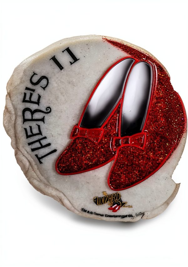 Spoontiques Ruby Slippers Stepping Stone - Wizard of Oz Decorative Garden Stone for Yard, Patio, Garden or Walkway - Outdoor or Indoor Home Decor-2