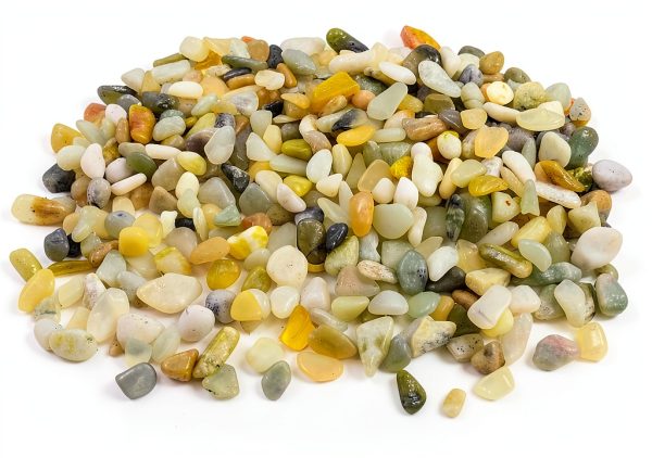 2 lbs Jade Rocks for Indoor Plants, 3/8 Inch Decorative Pebbles for-1